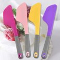 thumbnail image 1 of Shenmeida 1pc Silicone Spatula - Heat Resistant Multifunctional Kitchen Baking Tool Cake Cream Butter Knife For Cake Kitchen Accessories Tools, 1 of 6