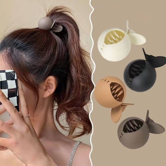 Shenmeida 4PCS Hair Claw Clips Cute Small Size Hair Clip for Women Girls Thin/Thick Hair Matte Octopus Hair Jaw Clips Nonslip Claw Clips
