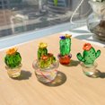 thumbnail image 1 of Shenmeida 4Pcs Artificial Cactus Faux Cactus Plant Flower Simulated Cute Resin Cactus Green Plant for Home Office Decoration for Gift, 1 of 7