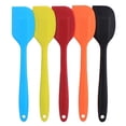 thumbnail image 1 of Shenmeida 5PCS Silicone Spatulas, Small Rubber Spatula Heat Resistant Non-Stick Flexible Scrapers Baking Mixing Tool, 1 of 7
