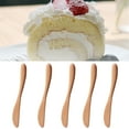 thumbnail image 1 of Shenmeida 5Pcs Wood Butter Knife Spreader– Butter Spreader Knife, Kitchen Gadgets and Tools, Easy Spread Butter Knife for Cold Butter, Japanese Butter Knife, 1 of 7