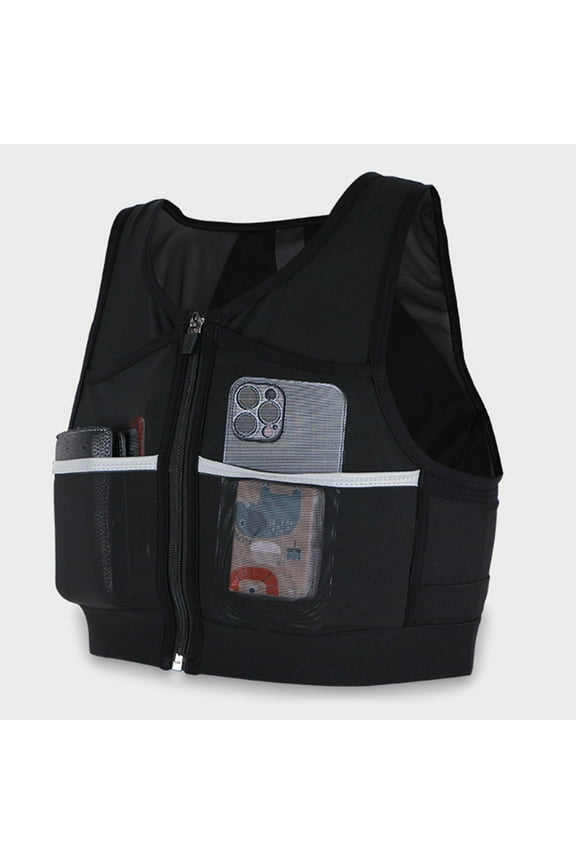 Shenmeida Breathability Vest Trail Running Backpack Reflective Pack Marathon Vest Water Backpack