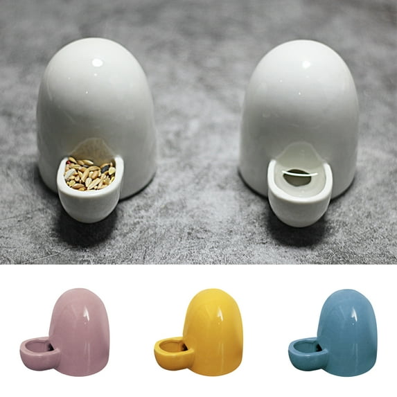 Shenmeida Drinking Water Feeder Ceramics Stable Bottle Waterer Automatic Small Pets for Hamster Hedgehog Chinchilla Ferret Small Guinea Pig