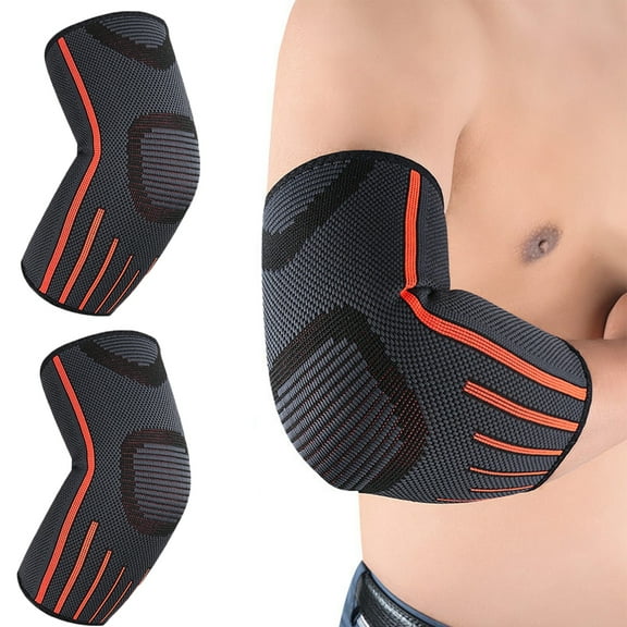 Shenmeida Elbow Brace for Tendonitis, Tennis Elbow Compression Support Sleeve for Golfers Elbow Pain Relief, Arthritis, Bursitis, Workout, Weightlifting