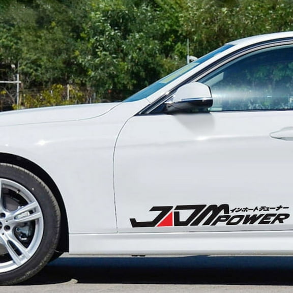 Shenmeida Graphics Car Body Side Stickers Racing Sports Stripe Decal for Car Universal Vinyl Self-Adhesive Decal Decoration Accessories Tattoo Sticker