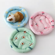 Shenmeida Hamster Bunny Cool Nest Bunny Bedding Small Animal Bed Guinea Pig Bed Nest for Bunnies Cooling Guinea Pig Hideout,Use it Cool in Summer