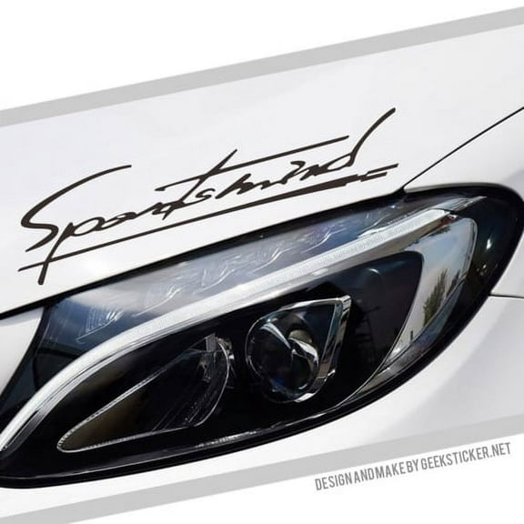 Shenmeida Letter Word Decal Lettering Sticker Auto Car Window, Business Glass, Truck, Doors, Trailer Windshield Graphic Banner Personalized,White/Black