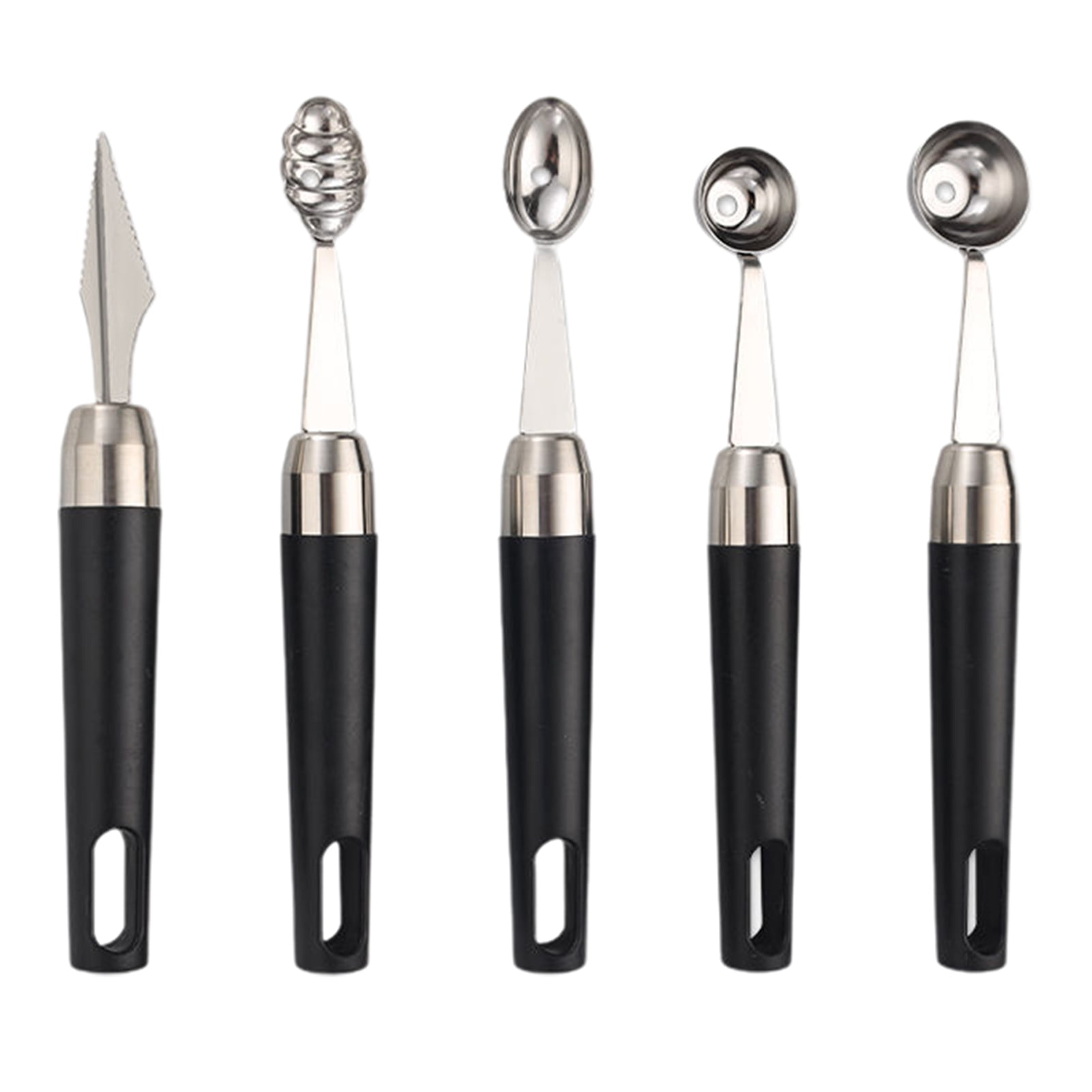 Shenmeida Melon Baller Scoop Set 5Piece, 304 Stainless Steel Different