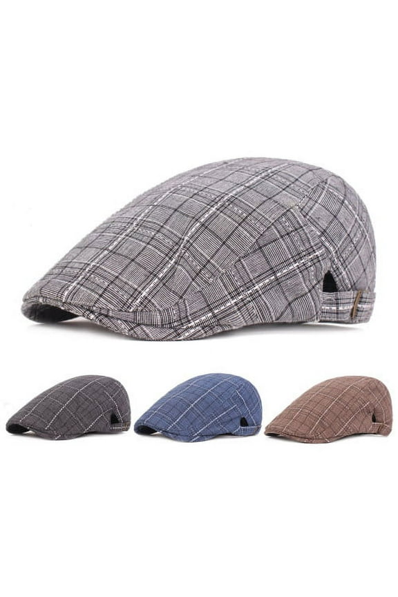 Shenmeida Mens Flat Cap Newsboy Hats Herringbone Tweed Cabbie Hats for Men  Ivy Irish Driving Hats Gatsby Hat