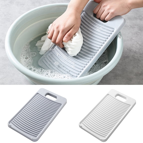 Shenmeida Mini Washboard Plastic Washing Board Household for Students Clothes Clean Laundry