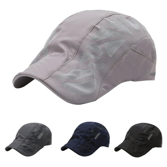 Shenmeida Outdoor Running Hat Lightweight Sports Cap Quick Dry Acrylic Fiber Sun Hat for Adults
