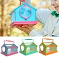 thumbnail image 1 of Shenmeida Small Butterfly Habitat, Insect Mesh Cage, Caterpillar Enclosure, House Shape Critter Cage, Bug Terrarium Portable Carry Handle, 1 of 7