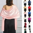 thumbnail image 1 of Shenmeida Solid Color Smooth Womens Shawls and Wraps, Wedding Party Shawl Scarf for Evening Dresses, 1 of 7