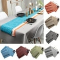 thumbnail image 1 of Shenmeida Table Runner, Farmhouse Style Table Runner Heat Resistant Non-Slip Washable PVC Stain Resistant Woven Vinyl for Kitchen Dining Table Outdoor Party Holiday Decoration, 1 of 7