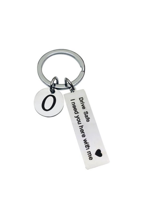 Shenmeida Various Keychians Gift for Father - Key Holder Letter Pattern Keychain Gifts for Dad Husband Boyfriend Birthday Gifts
