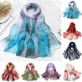 thumbnail image 1 of Shenmeida Women Lady Scarfs for Women Fashion Scarves Print Floral Pattern Scarf Shawl Wraps for Daily Use, 1 of 4