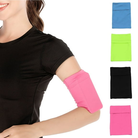 Shenmeida Wrist Wallet Phone Armband Sleeve Running Wallet Wristband Wallets for Women Men Sports Wrist Pouch with Zipper for Phone Running Walking Hiking Jogging