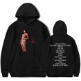 thumbnail image 1 of Shenseea Tour Never Gets Late Here Tracklist Merch Pullover Pocket Drawstring Hoodie Streetwear, 1 of 2