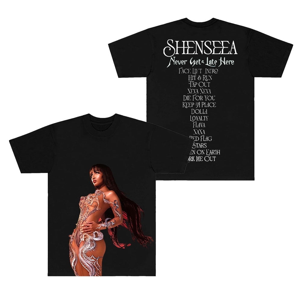 Shenseea Tour T-shirts will never be late. Tracklist Merch T