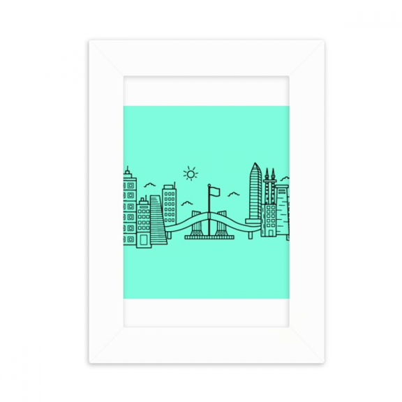 Shenzhen Cities Towns Technology Desktop Photo Frame Picture Display Decoration Art Painting