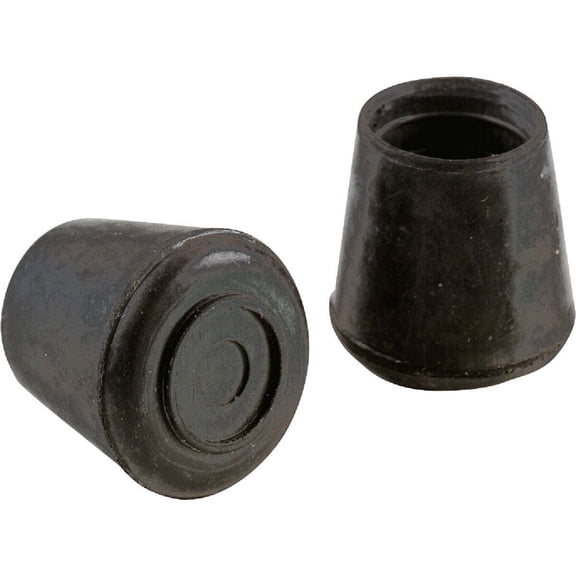 Shepherd 1/2 In. Hi-Tip Rubber Furniture Leg Tip 3201 Pack of 40