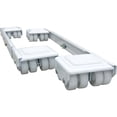 thumbnail image 1 of Shepherd Hardware 9601E Stamped Steel Adjustable Appliance Rollers, 2-Pack, 1 of 5