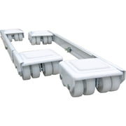Shepherd Hardware 9601E Stamped Steel Adjustable Appliance Rollers, 2-Pack