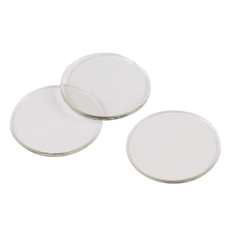 3/4 in. Clear Vinyl Non-Adhesive Discs for Glass Surfaces (10 per Pack) 3/4 in. Clear Vinyl Non-Adhesive Discs for Glass Surfaces (10 per Pack)