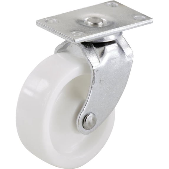 Shepherd 9041 Light Duty Economical Swivel Caster, 2 in Dia, 60 lb, Plastic