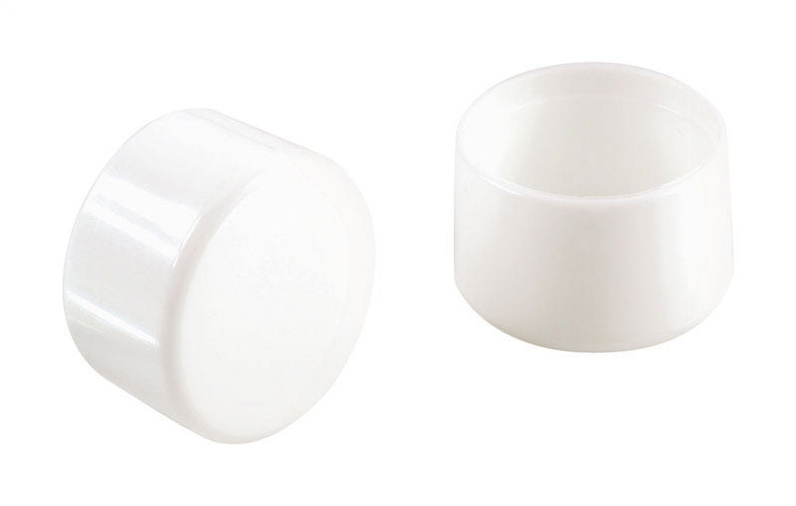 Shepherd 9109 4 Count 1 in. White Plastic Leg Tips