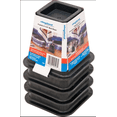 thumbnail image 1 of Shepherd 9523 Bed Risers 4 Count Requested Update Title: Shepherd 9523 Heavy-Duty Bed Risers, 4-Pack, Raises Bed Up to 8 Inches, Black Furniture&nbsp;, 1 of 2