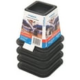 thumbnail image 1 of Shepherd 9523 Bed Risers 4 Count Requested Update Title: Shepherd 9523 Heavy-Duty Bed Risers, 4-Pack, Raises Bed Up to 8 Inches, Black Furniture&nbsp;, 1 of 2