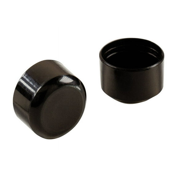Shepherd 9768 Outside Furniture Leg Tip, 1-1/8 in Dia, Round, Black