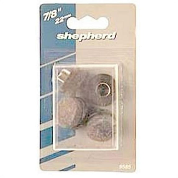 Shepherd 9934 8 Pack 1 inch Nail On Felt Floor Protectors