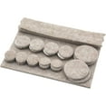 thumbnail image 1 of Shepherd 9947 Beige Heavy Duty Felt Pads Assorted 25 Count, 1 of 1