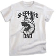 thumbnail image 1 of Shepherd Dad T-shirt, Unisex Men's Shirt, German Shepherd Owner, Best Dog Dad Gift, Heather Ash, X-Small, 1 of 6