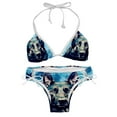thumbnail image 1 of Shepherd Dog Chic One-Piece Swimsuits Bikini Set: Detachable Sponge, Adjustable Strap, Two-Pack, for Pools and Beaches, 1 of 6