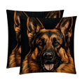 thumbnail image 1 of Shepherd Dog Decorative Pillows Covers with Unique Patterns for Bed, Home Decor - Set of 2 Pillow Inserts - Available in 16x16, 18x18, 20x20 Inches for Various Occasions, 1 of 6