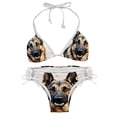 thumbnail image 1 of Shepherd Dog Detachable Sponge Adjustable Strap Bikini Set Two-Pack - Versatile Swim Suit for All Scenes, 1 of 6