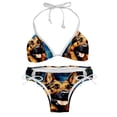 thumbnail image 1 of Shepherd Dog Detachable Sponge Adjustable Strap Swimsuit Set - 2 Pack for Beach & Pool Parties, 1 of 6