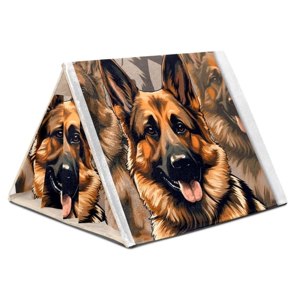 Shepherd Dog Dutch Flannelette Hamster Nest - Washable and Durable Nesting House for Small Pets - 21.5x30.5x26 cm - Includes PP Board - Cozy Hideout for Hamsters and Other Small Animals