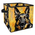 thumbnail image 1 of Shepherd Dog Foldable Storage Cubes with Handle, 10.8"x10.5"x10.6", Large Capacity Storage Containers for Toy Box, 1 of 6