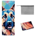 thumbnail image 1 of Shepherd Dog Gym Towel with Storage Bag, 72.8"x26.8", Suitable for Yoga, Pilates, Fitness - Yoga Blanket, Hot Yoga Towel, Yoga Towels Included, 1 of 6