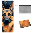 thumbnail image 1 of Shepherd Dog Gym Towel with Storage Bag, 72.8"x26.8", Suitable for Yoga, Pilates, Fitness, etc. - Yoga Towel, Gym Towel, Yoga Blanket, 1 of 6