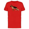 thumbnail image 1 of Shepherd Dog In Doodle Style T-Shirt Men -Image by Shutterstock, Male Medium, 1 of 2