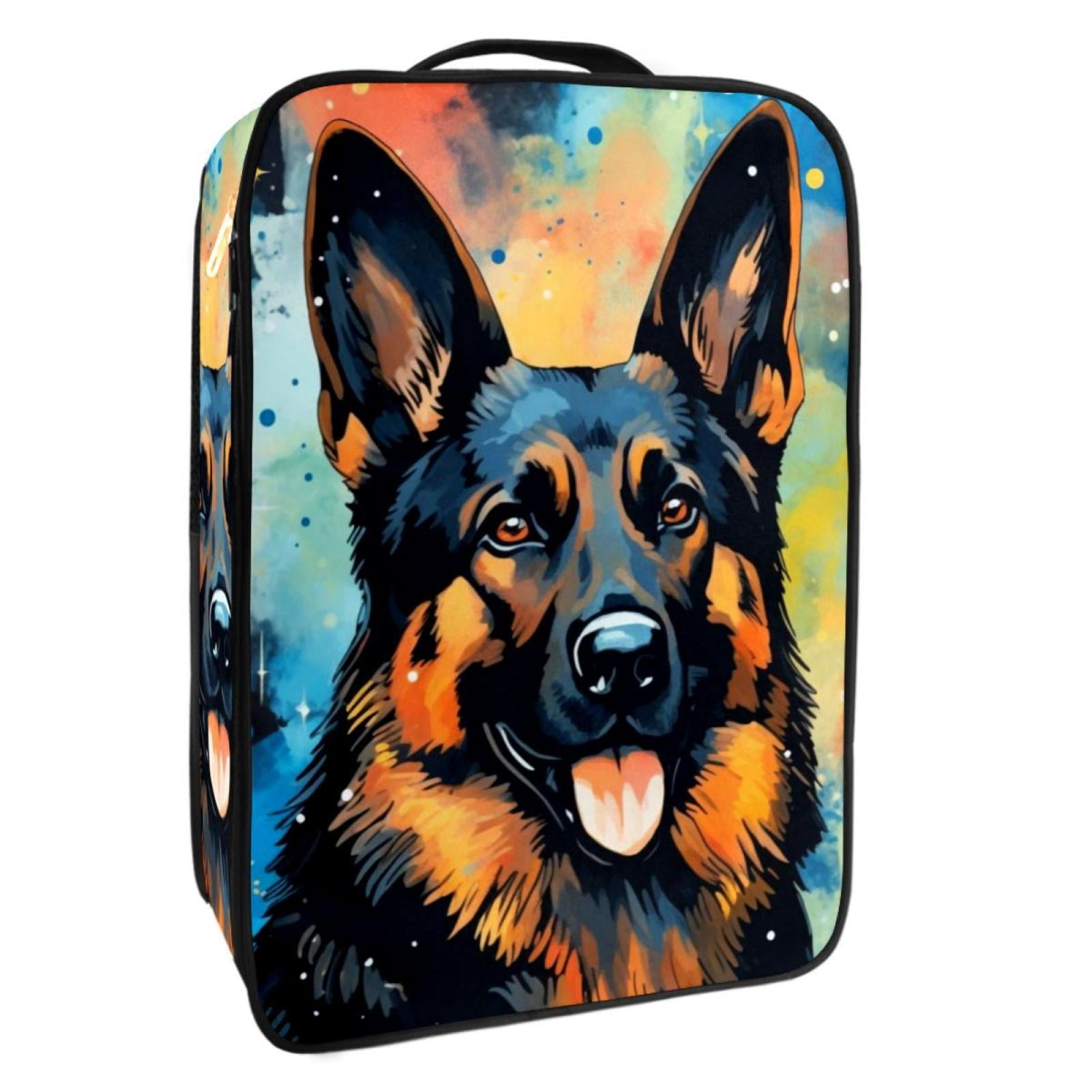 Shepherd Dog Polyester Shoe Box, 23x31cm/9x12in: Organizer & Storage Solution for Shoes, Accessories, and More