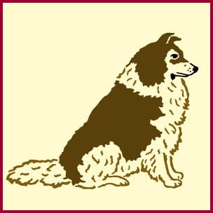 Shepherd Dog Stencil - Dog Cat Feline Silhouette Dog Cat Animal Lover DIY Template Reusable Laser Cut Mylar Template for Painting Home Decor DIY Crafts - The Artful Stencil