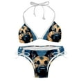 thumbnail image 1 of Shepherd Dog Swim Wear Detachable Sponge Adjustable Strap Bikini Set Two-Pack for Multiple Scenes, 1 of 6