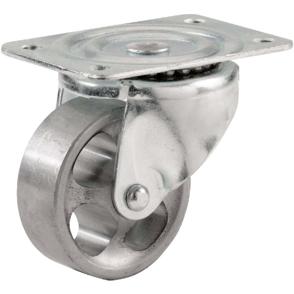 Tru-Guard Shepherd Hardware 3 In. Cast-Iron General-Duty Swivel Plate Caster 9780  Standard Mounting Hardware, Drop-In Replacement
