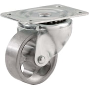 Tru-Guard Shepherd Hardware 3 In. Cast-Iron General-Duty Swivel Plate Caster 9780   Standard Mounting Hardware, Drop-In Replacement